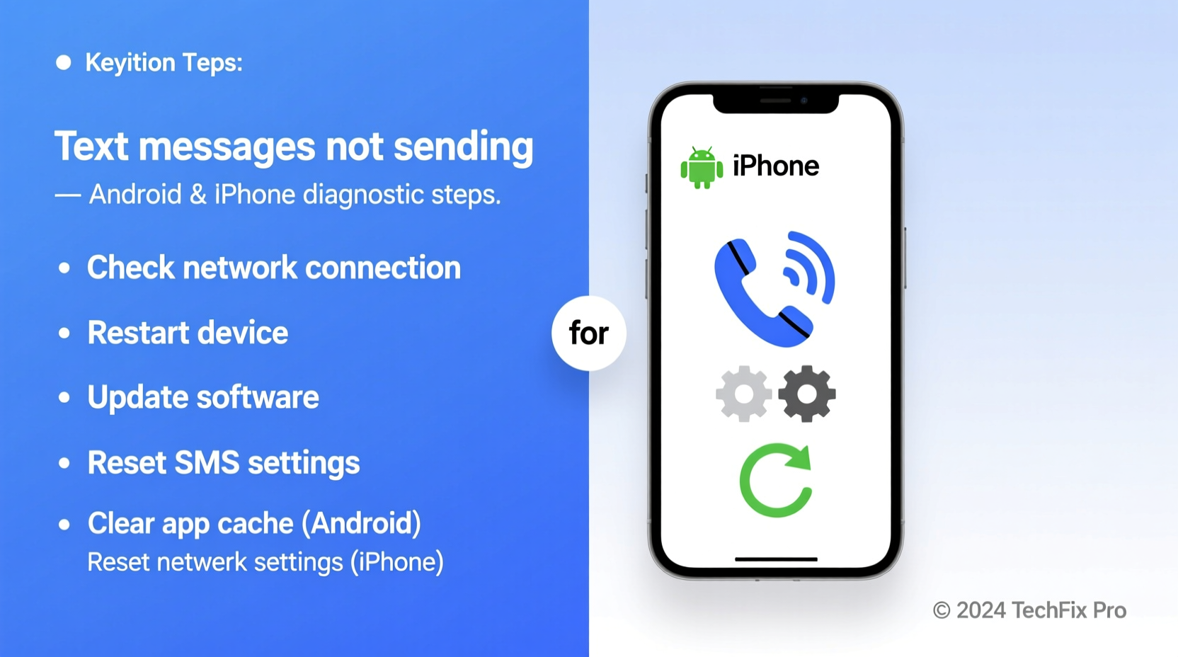 text messages not sending troubleshooting fixes for android iphone