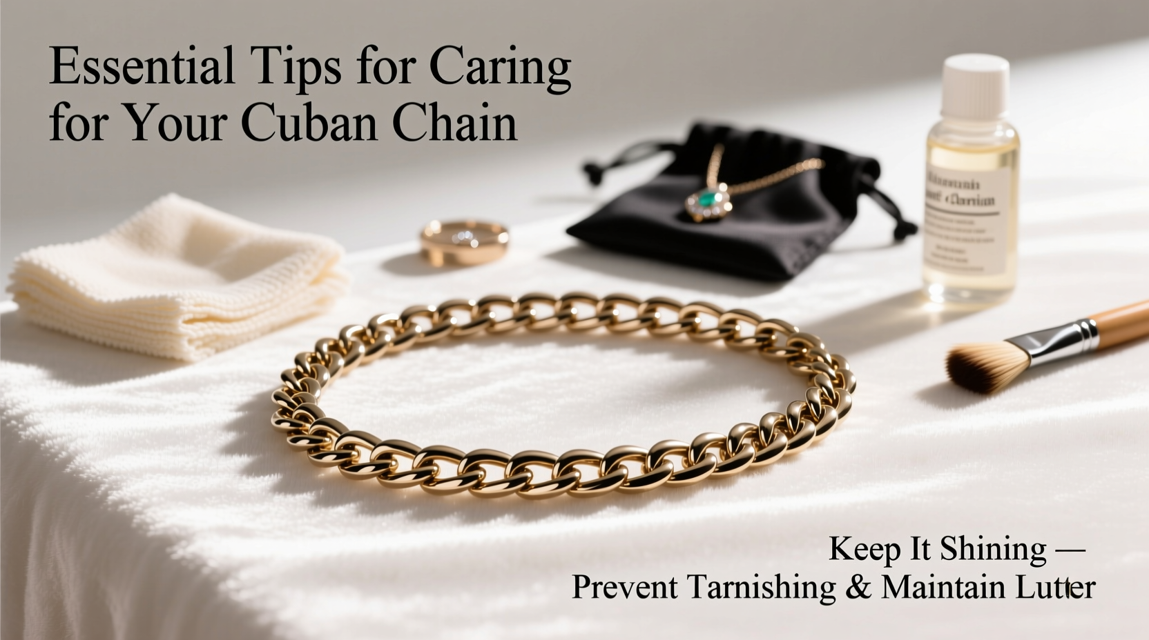 essential tips for caring for your cuban chain to prevent tarnishing and keep it shining