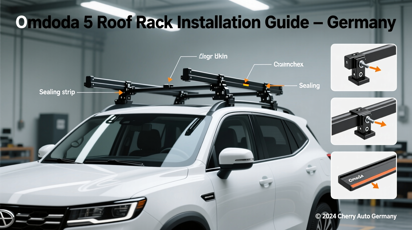omoda5 roof rack install germany