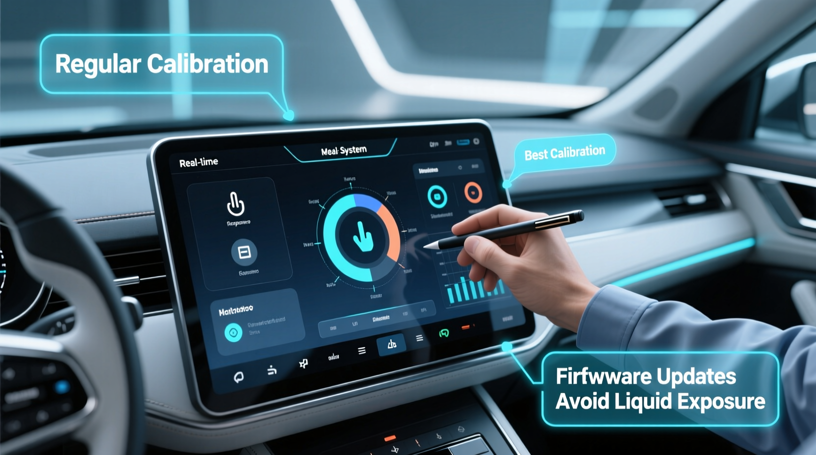 dashboard maintenance touchscreen