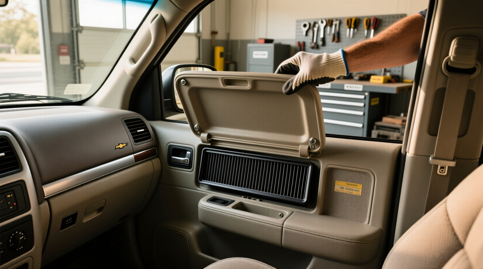 2005 silverado cabin air filter location retrofit guide