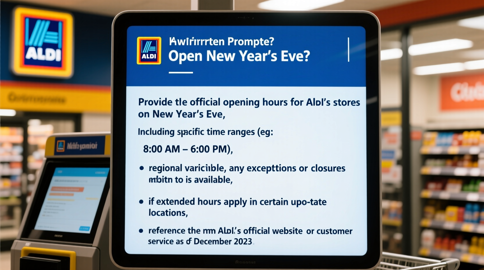 is aldi open on new years eve