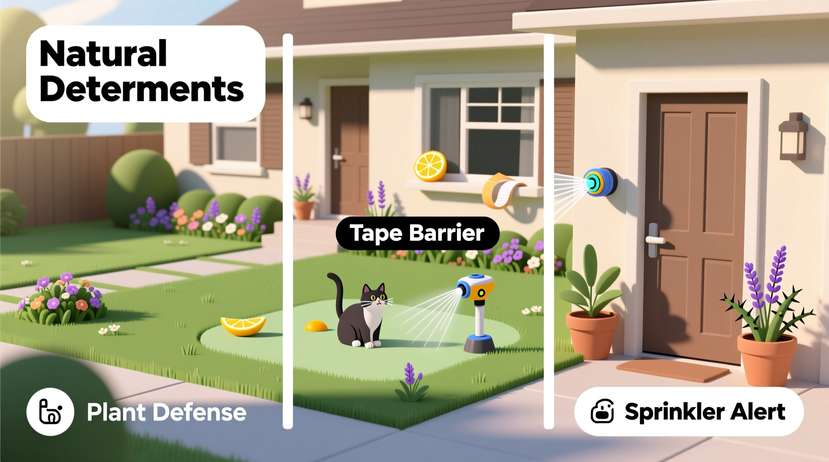 effective and humane strategies to keep cats out of your house for good 3