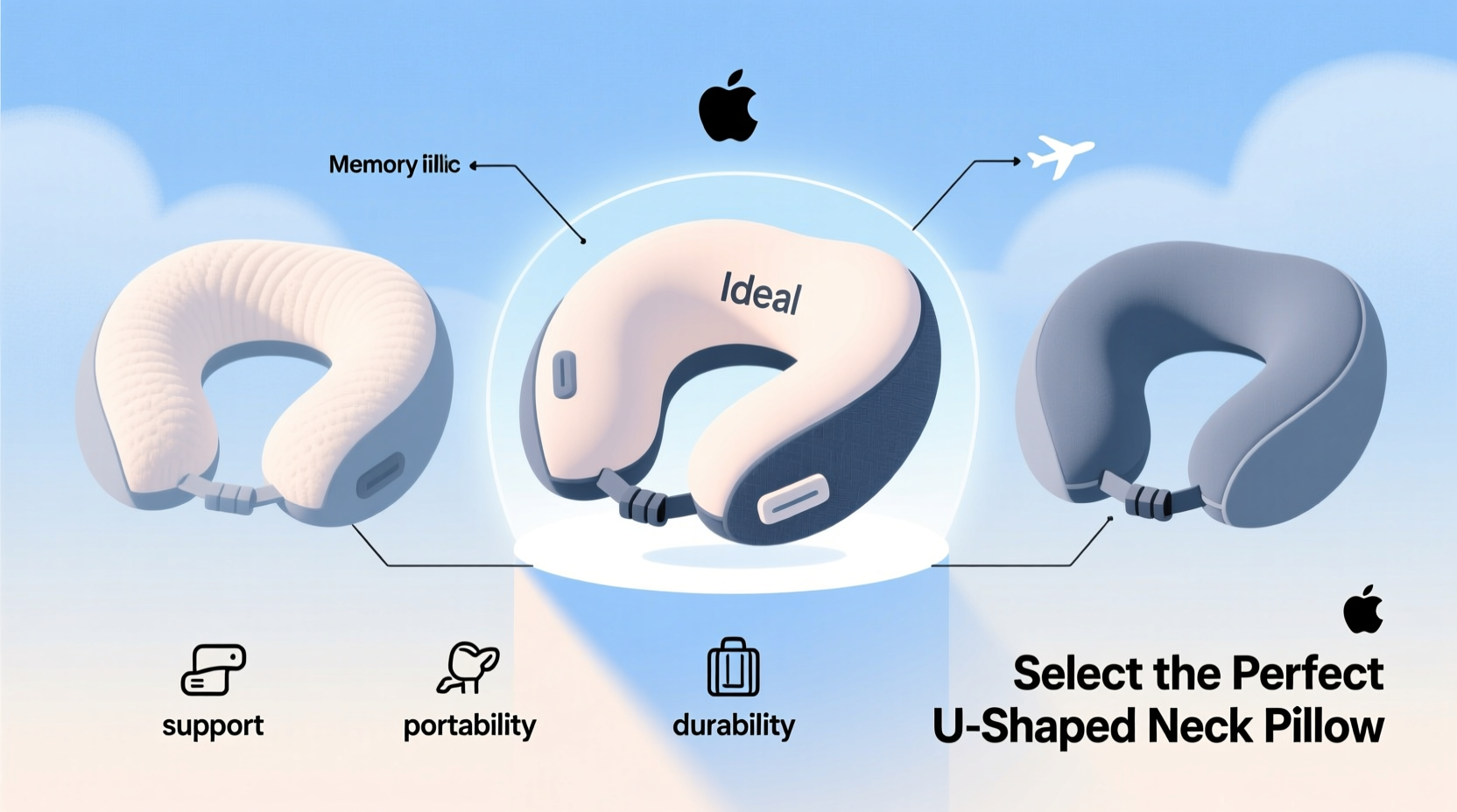 how to select the perfect u shaped neck pillow for comfortable travel and rest