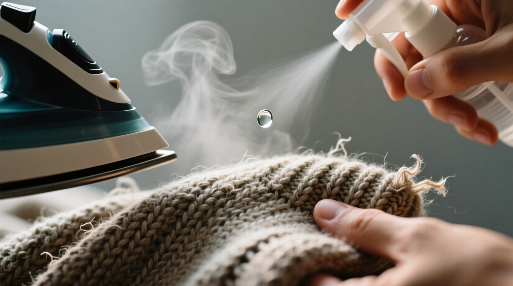 weird trick for fixing an itchy sweater