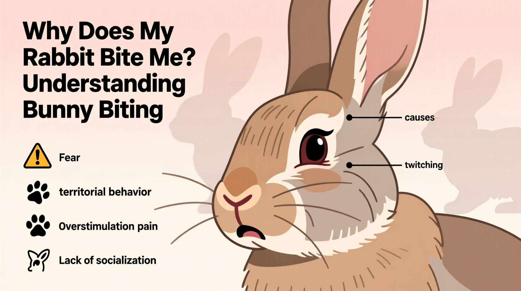why does my rabbit bite me understanding bunny biting