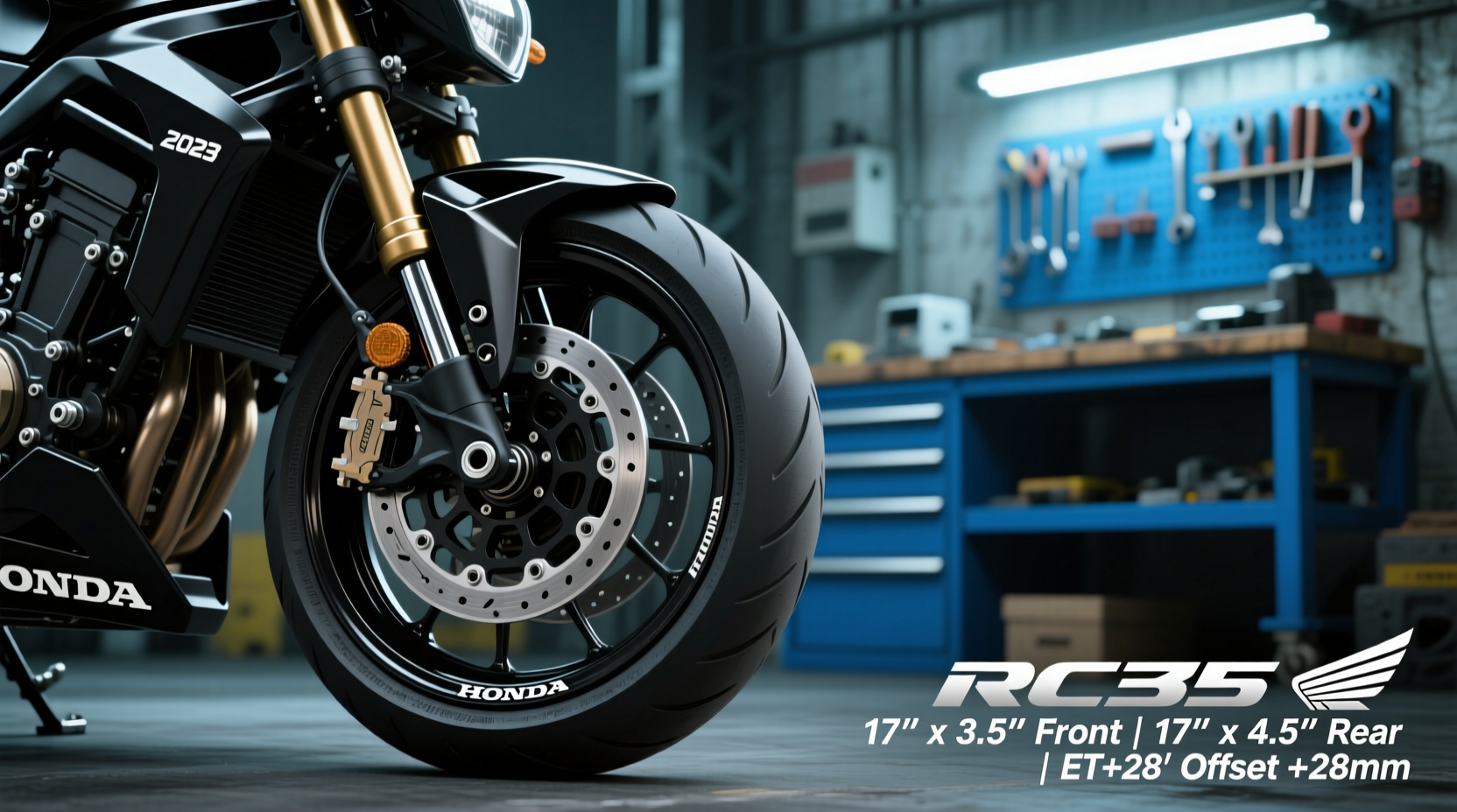 rc350 aftermarket wheel swap