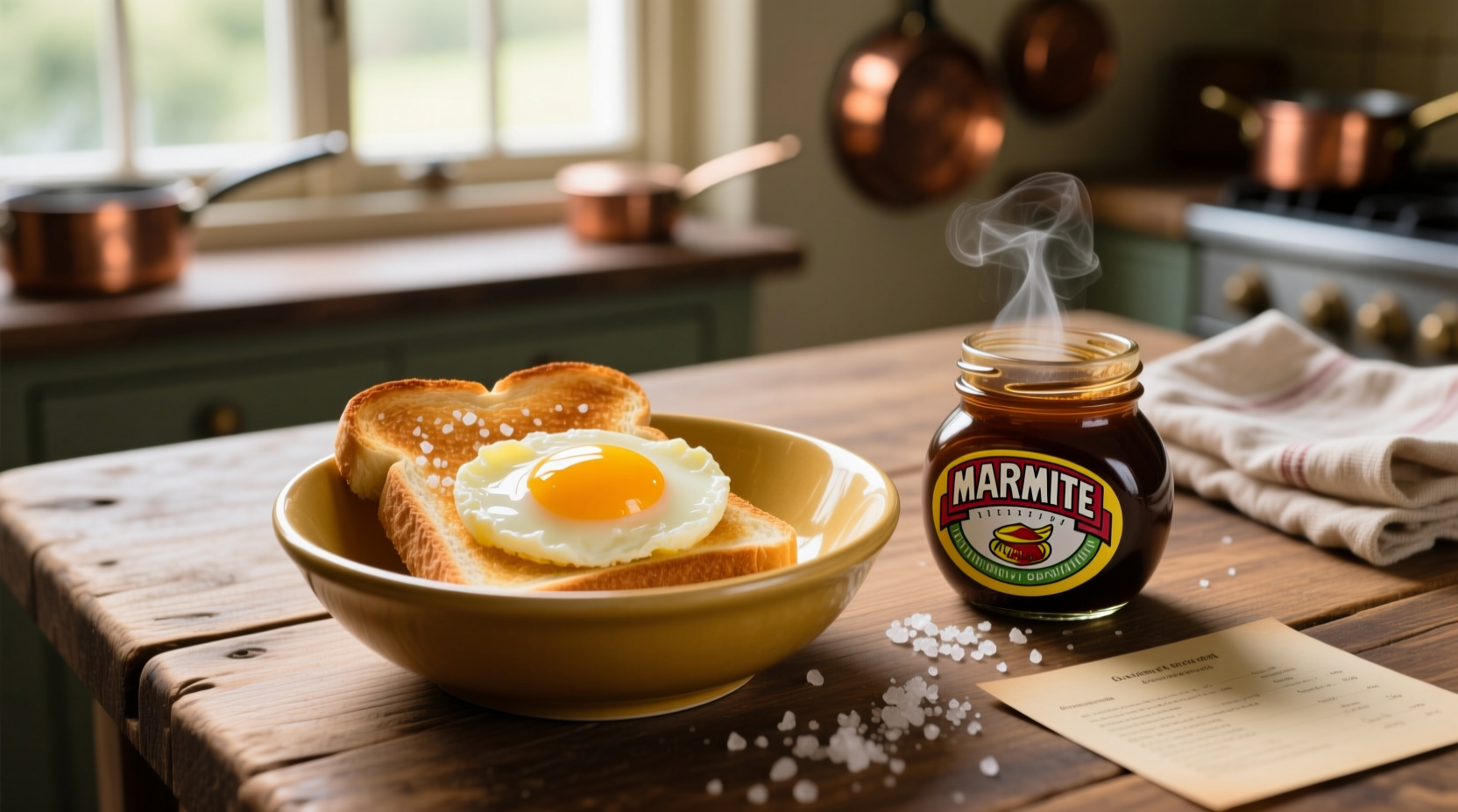coddled eggs marmite recipe