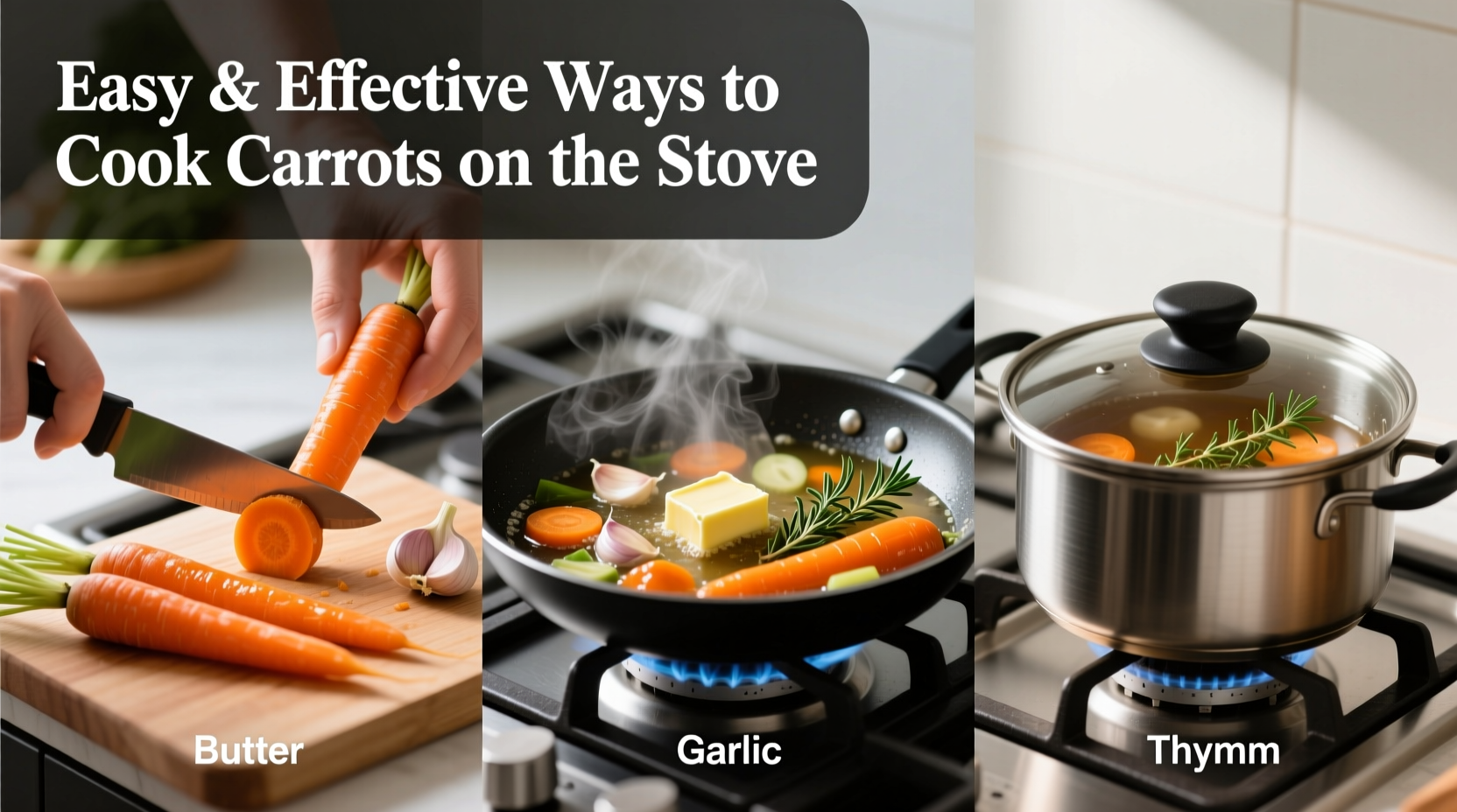 easy and effective ways to cook carrots on the stove