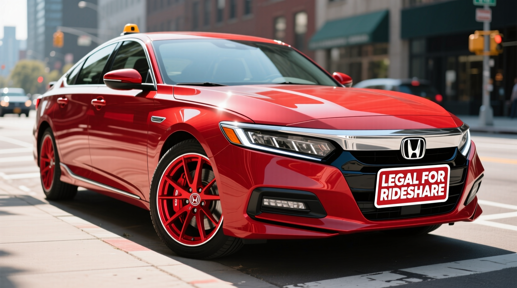accord red wheel rideshare legality