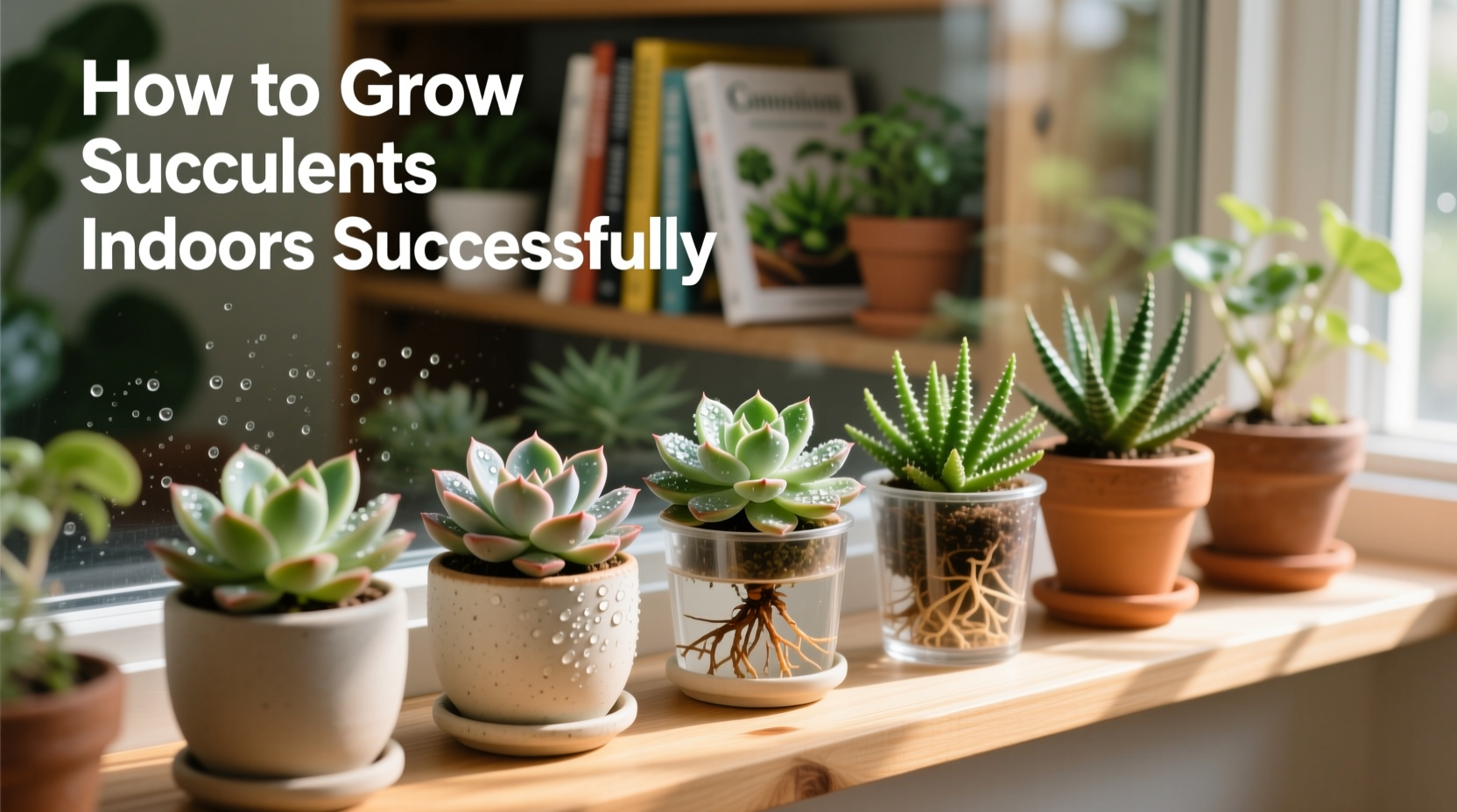 how to grow succulents indoors