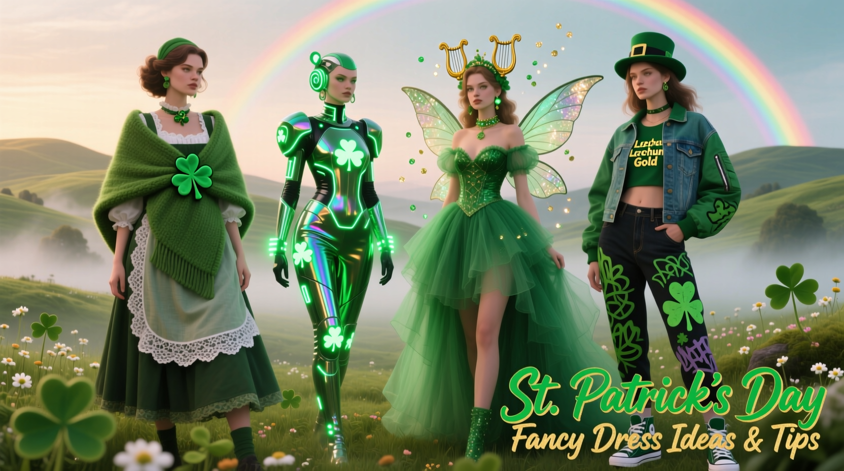 womens st patricks day fancy dress