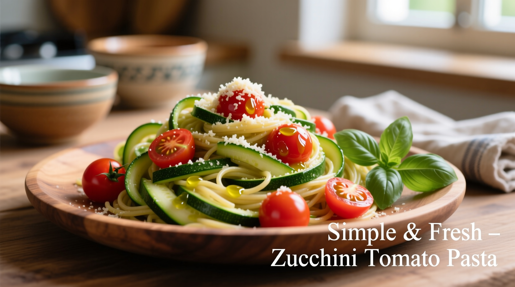 Perfect Zucchini Tomato Pasta Recipe in 25 Minutes