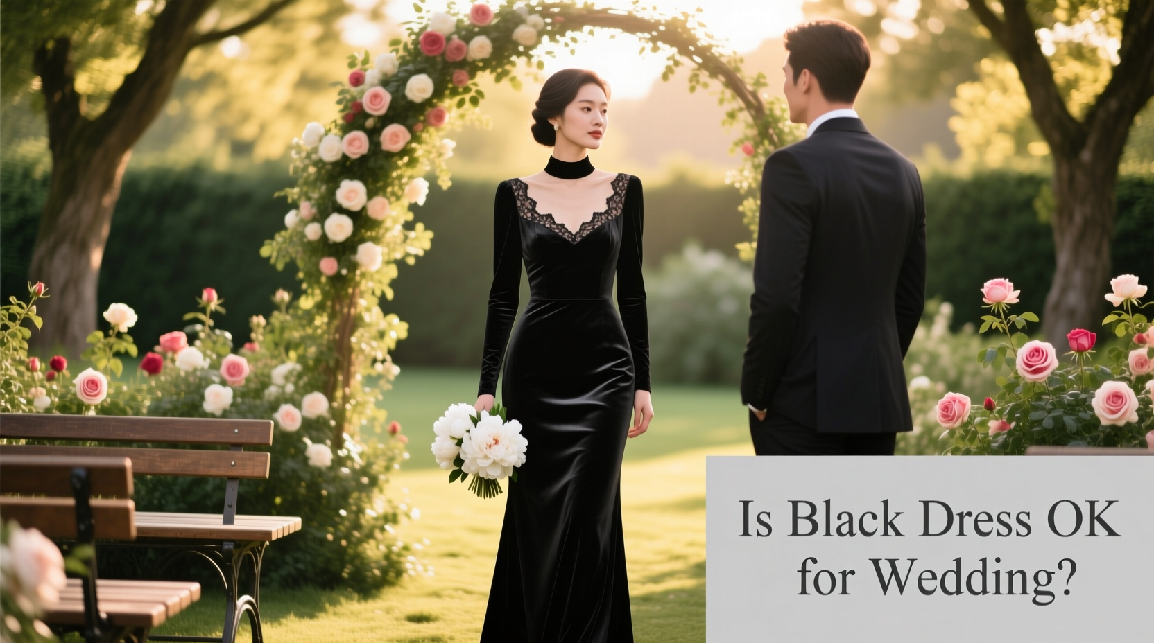is black dress ok for wedding