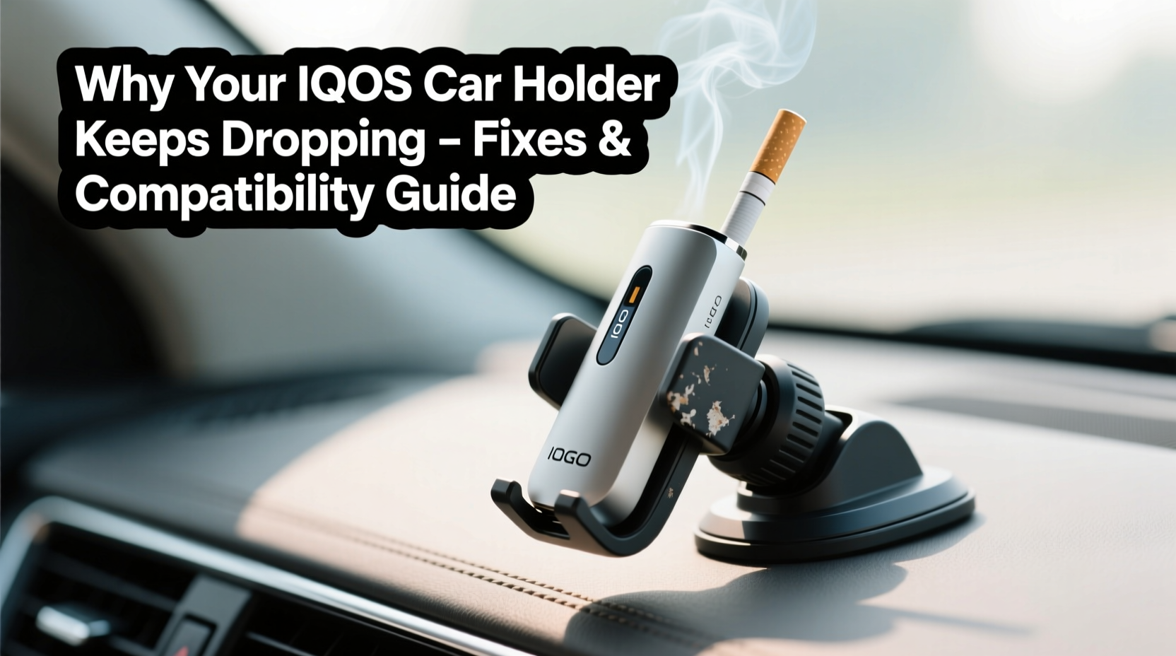 iqos car holder dropping issue