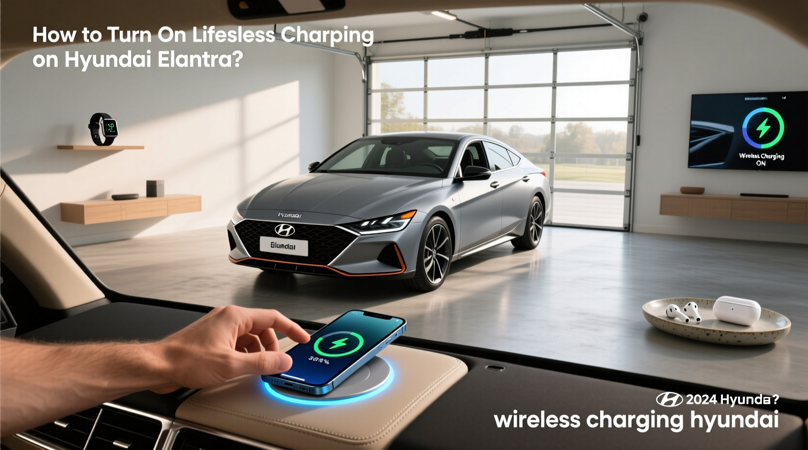 How to Turn on Wireless Charging on Hyundai Elantra?