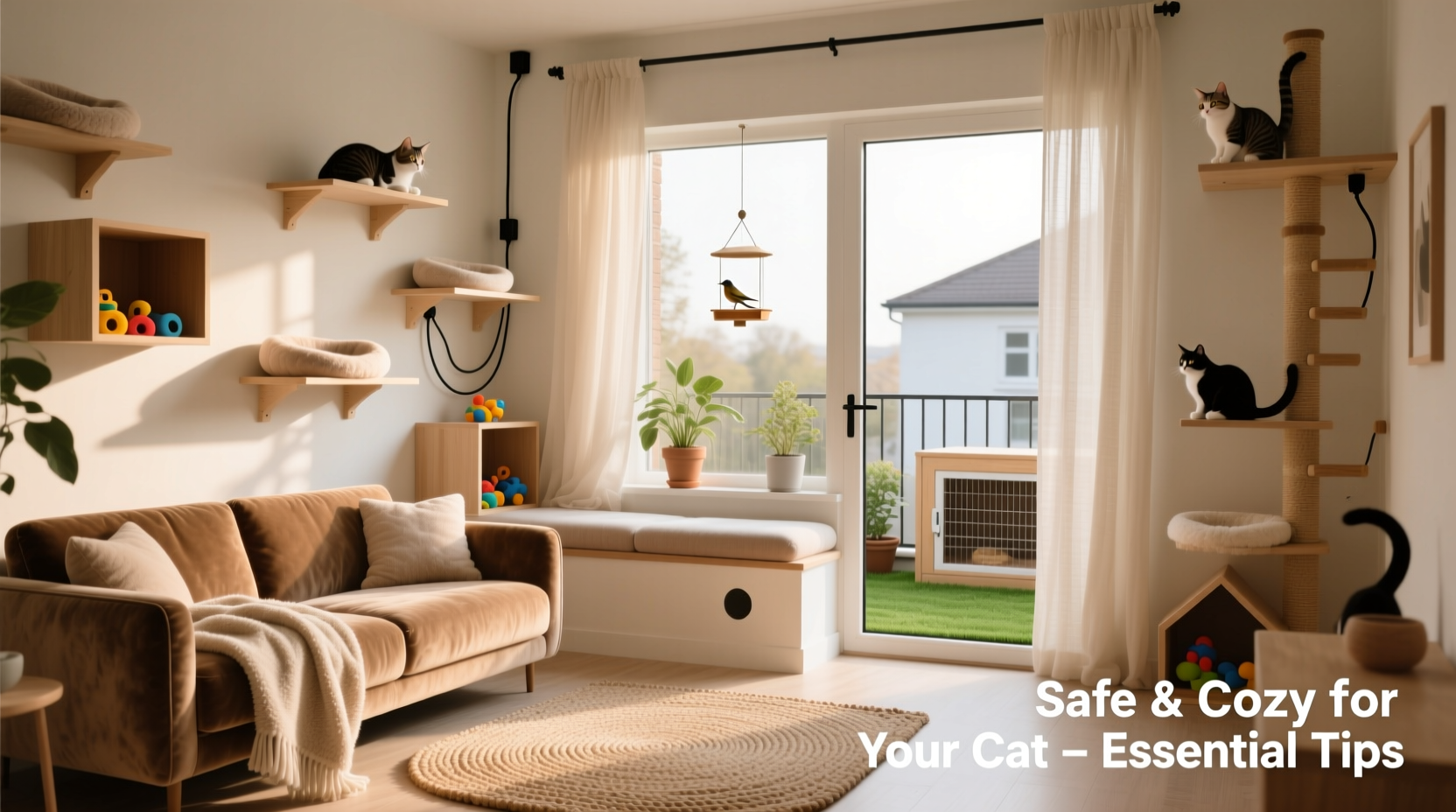 essential tips for transforming your home into a cozy and safe space for your cat