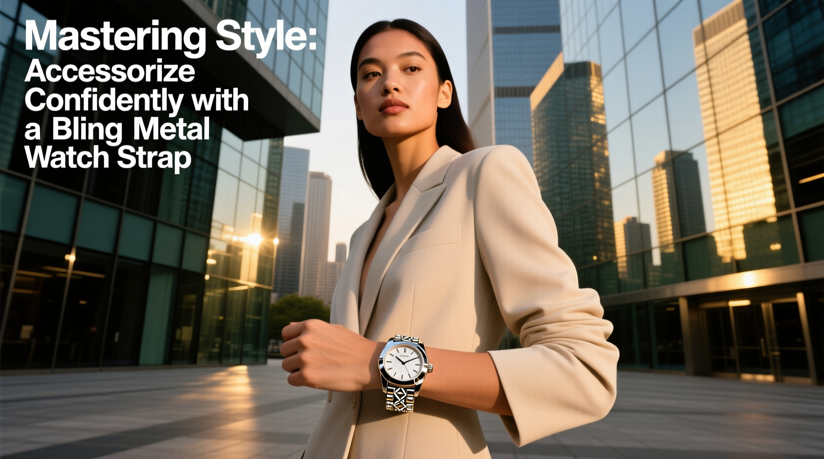mastering style how to accessorize confidently with a bling metal watch strap