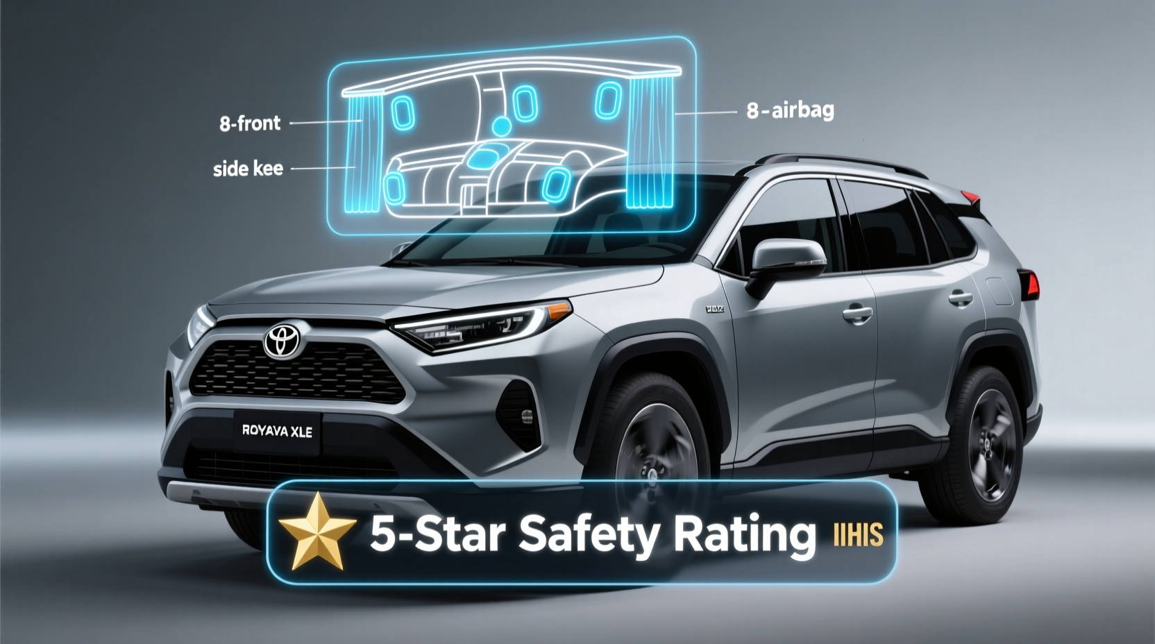 2022 rav4 xle airbag safety