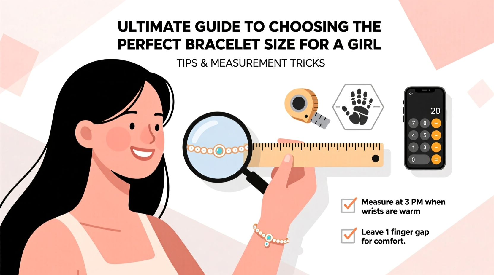 ultimate guide to choosing the perfect bracelet size for a girl tips and measurement tricks