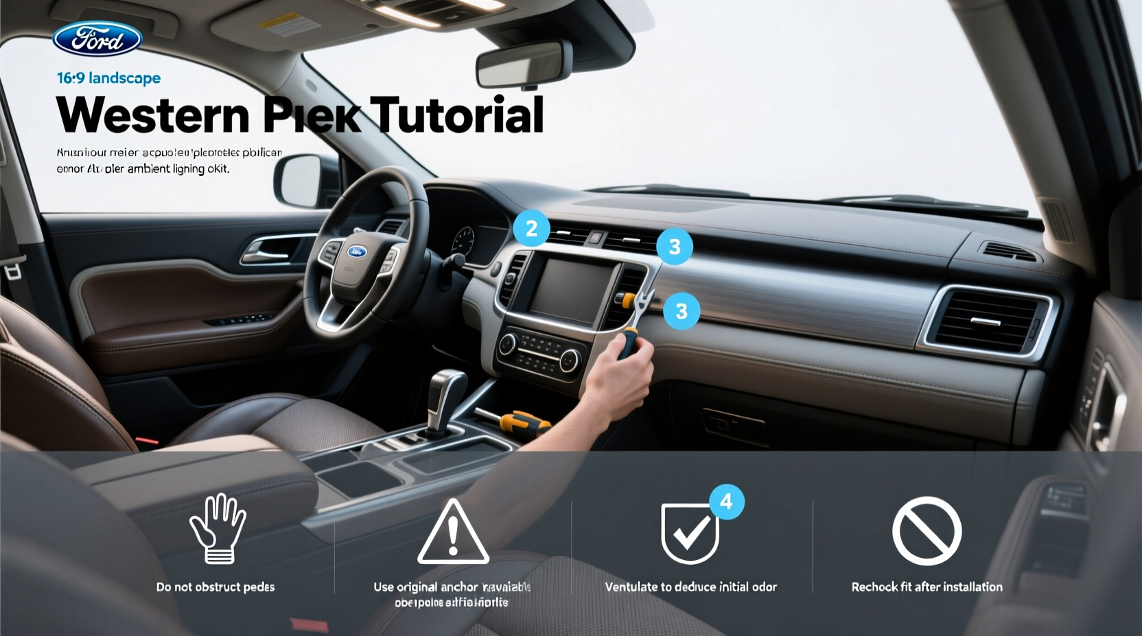 Ford Explorer Ambient Lighting Kit Installation Buying Guide