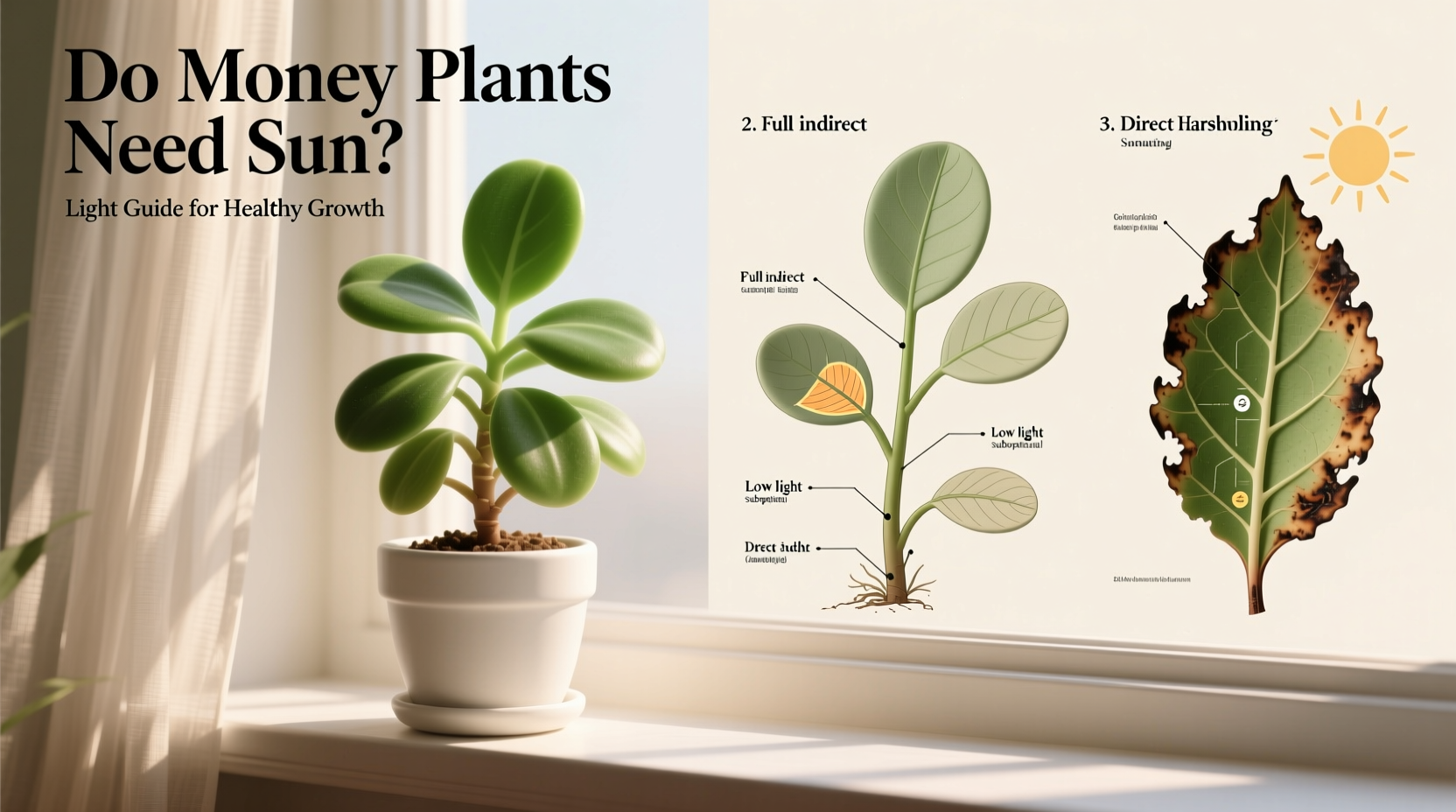 do money plants need sun