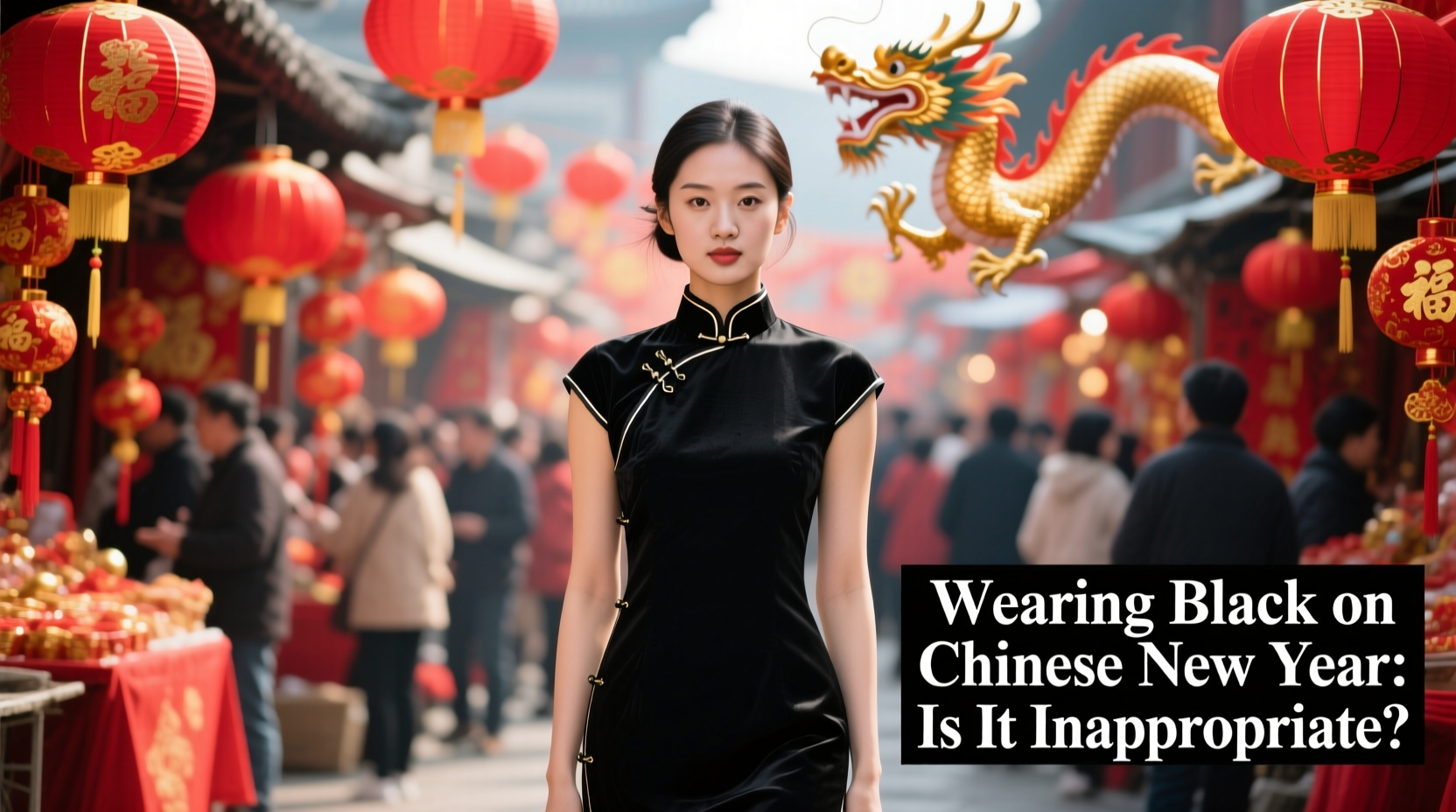 is it bad to wear black on chinese new year