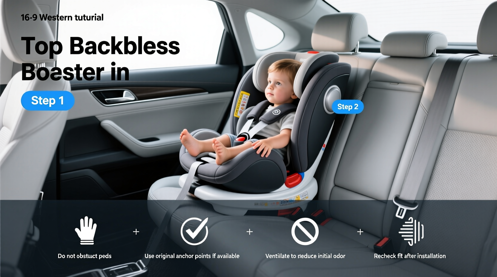 best backless booster seats uk