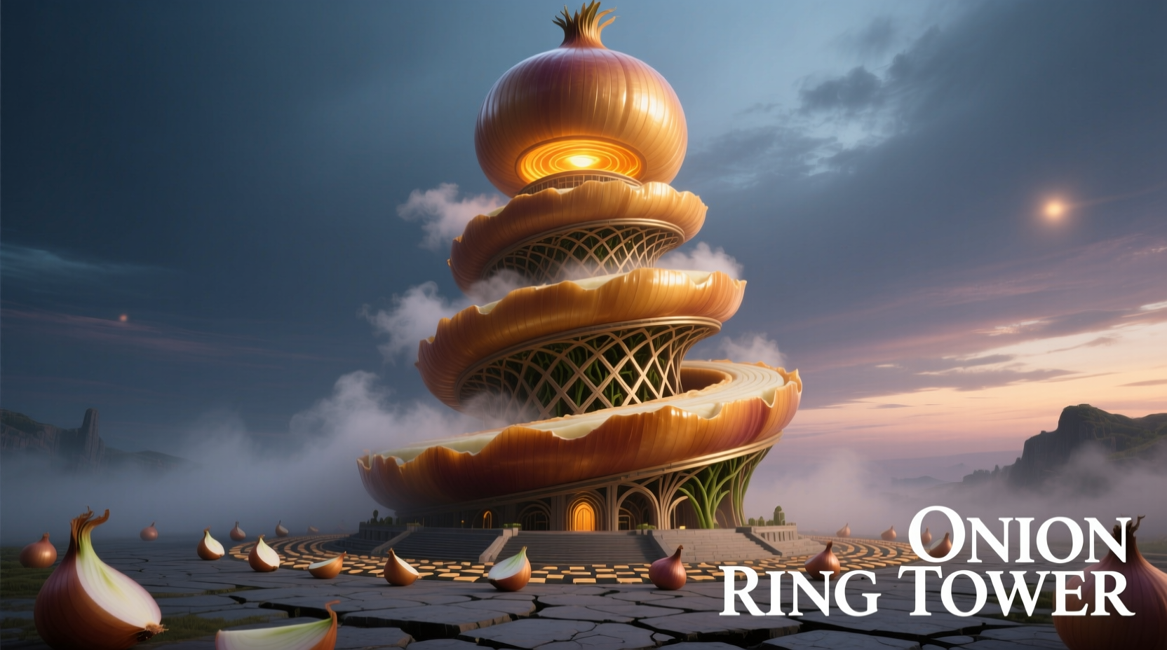onion ring tower