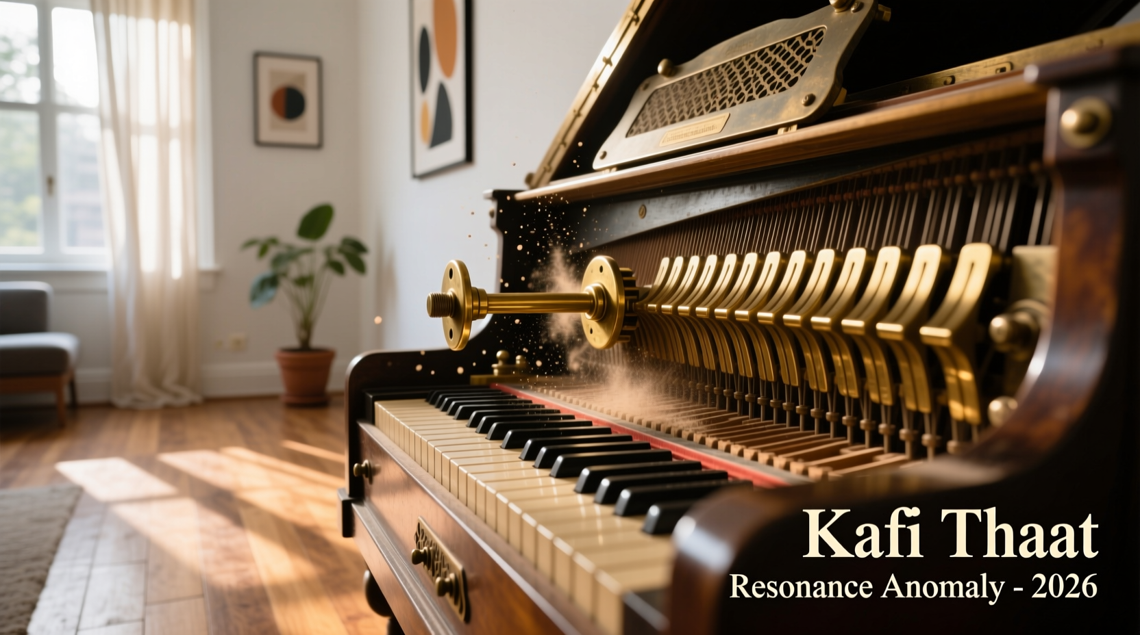 Why does my harmonium’s Indian scale changer produce buzzing reeds only when switching to Kafi thaat in 2026 apartment practice?