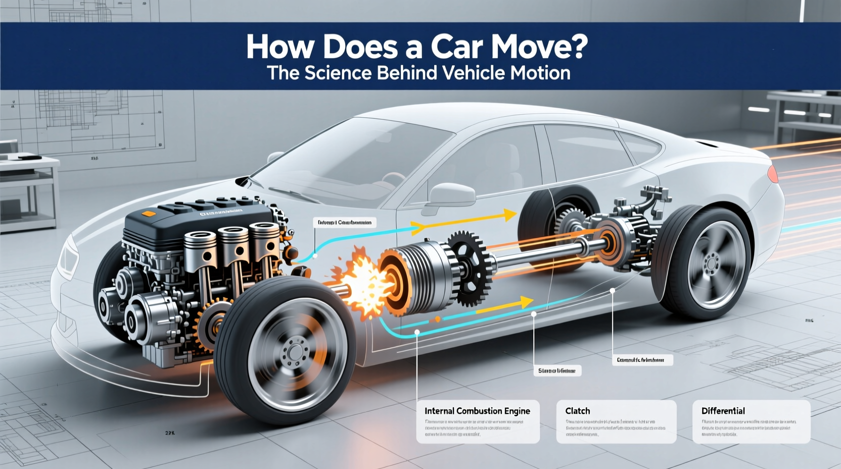 how does a car move