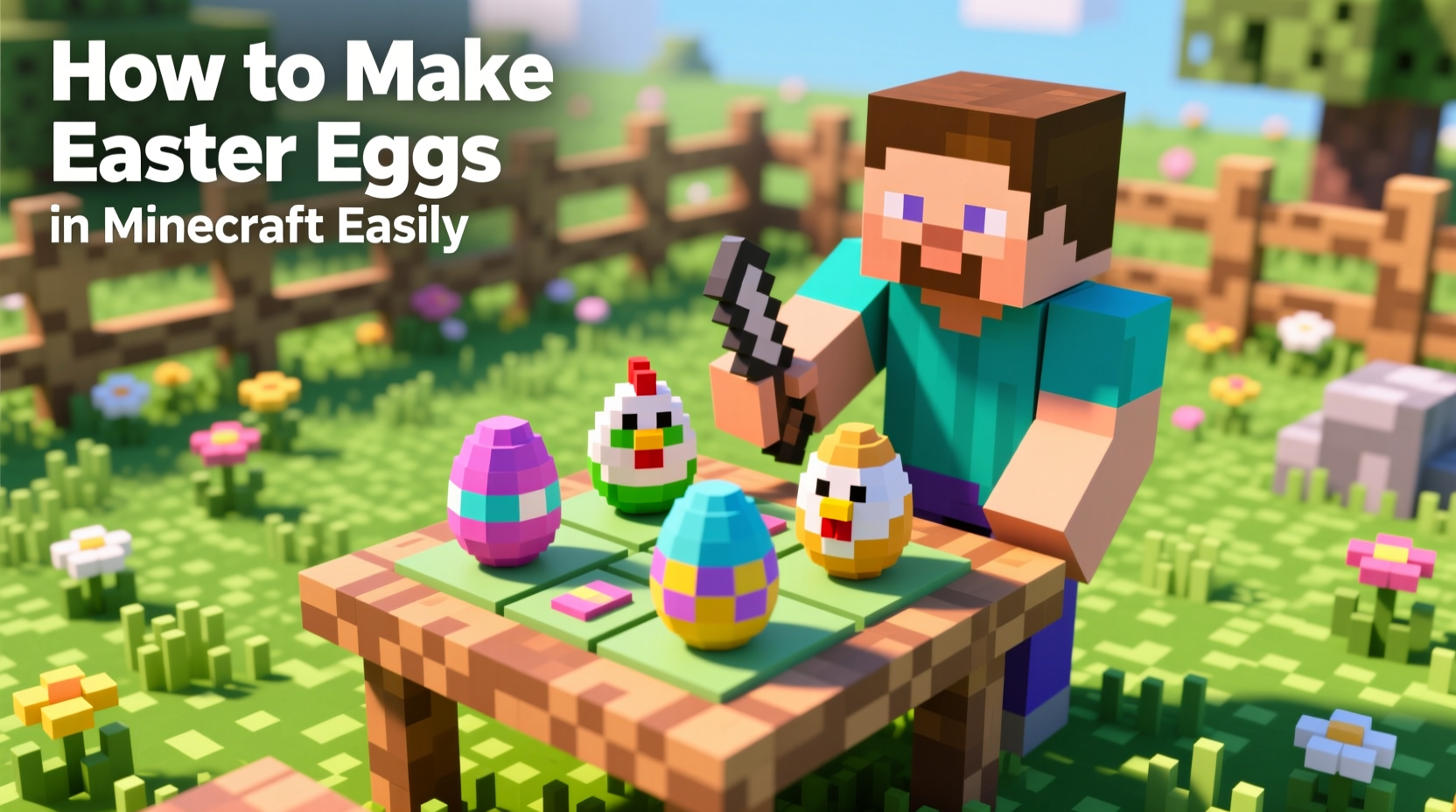 how to make easter eggs in minecraft