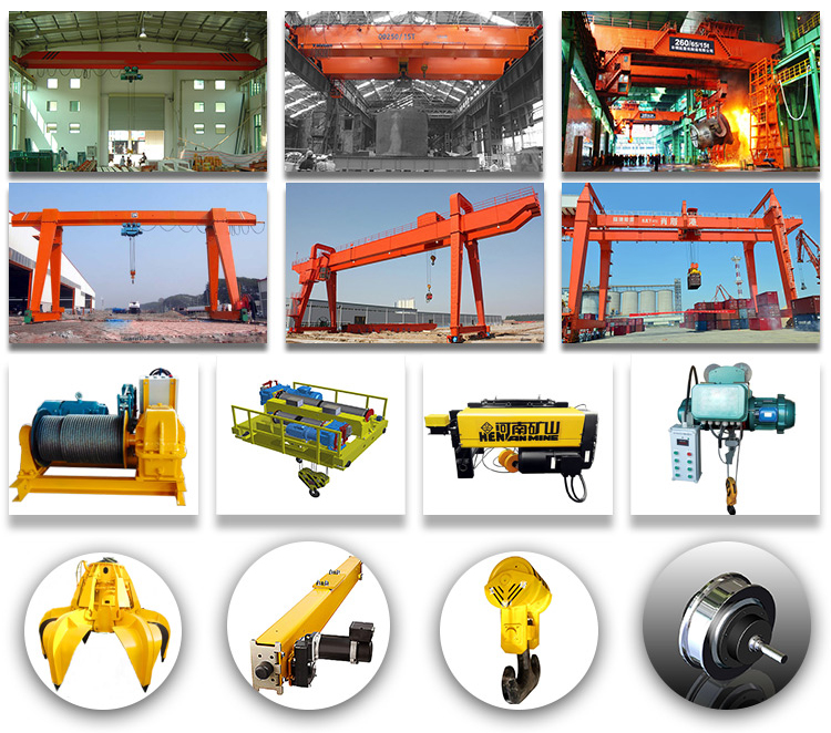 일반 산업을 위한 단일 레그와 20T 전기 모바일 세미 갠트리 크레인