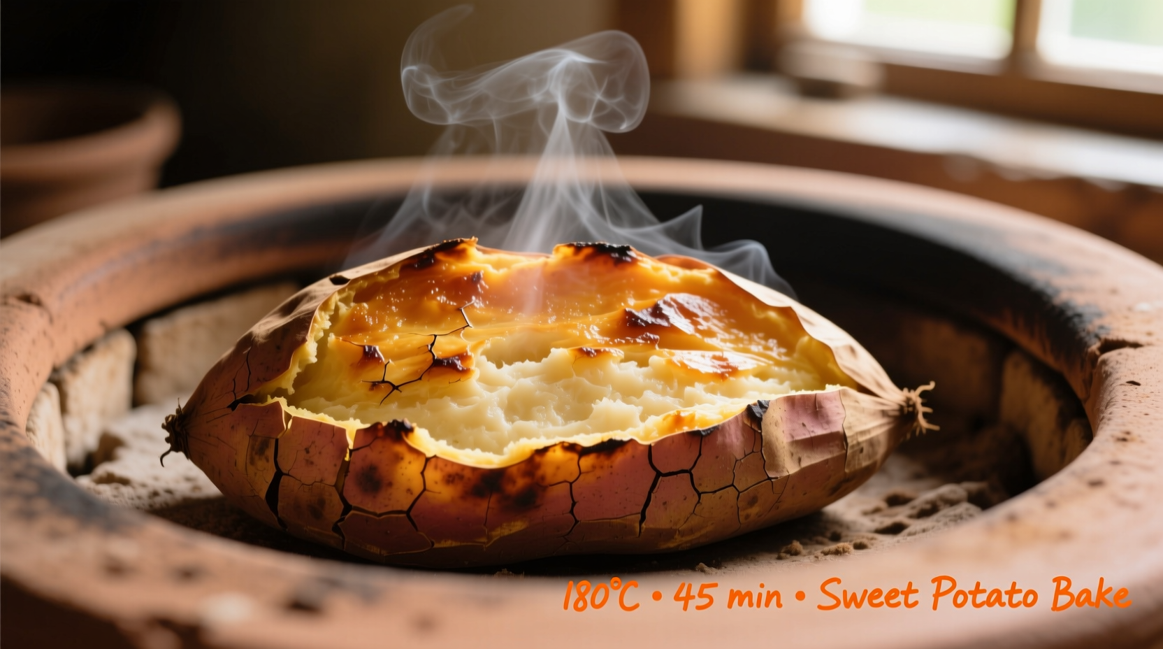 sweet potato bake time