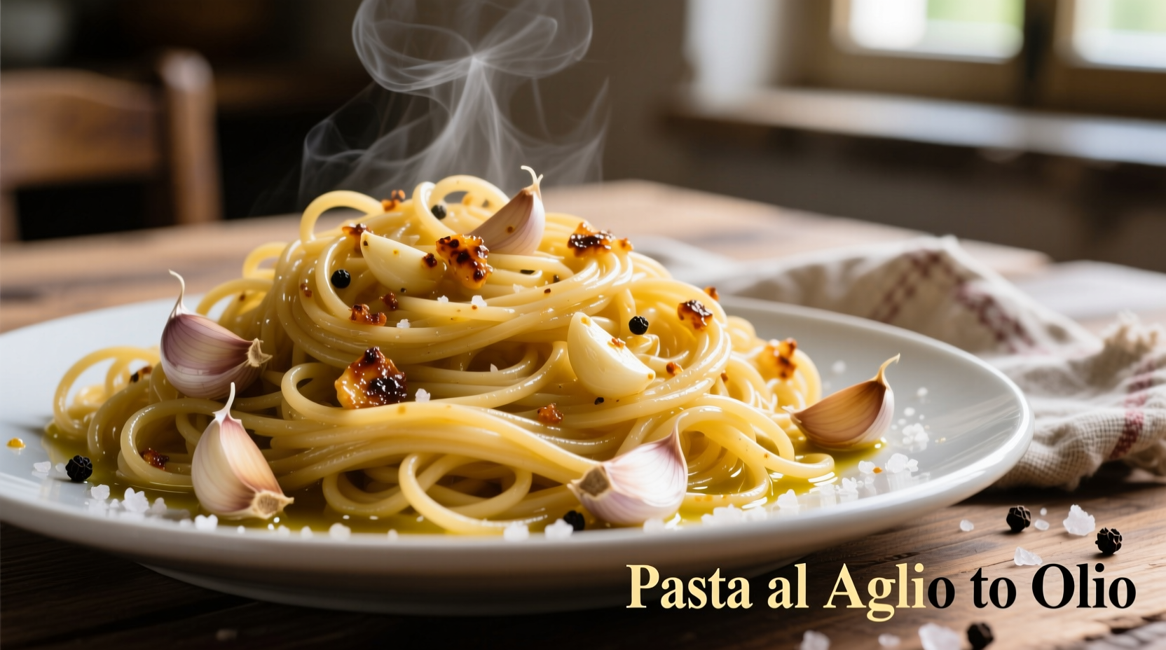 Perfect Aglio e Olio: Authentic Pasta with Olive Oil and Garlic