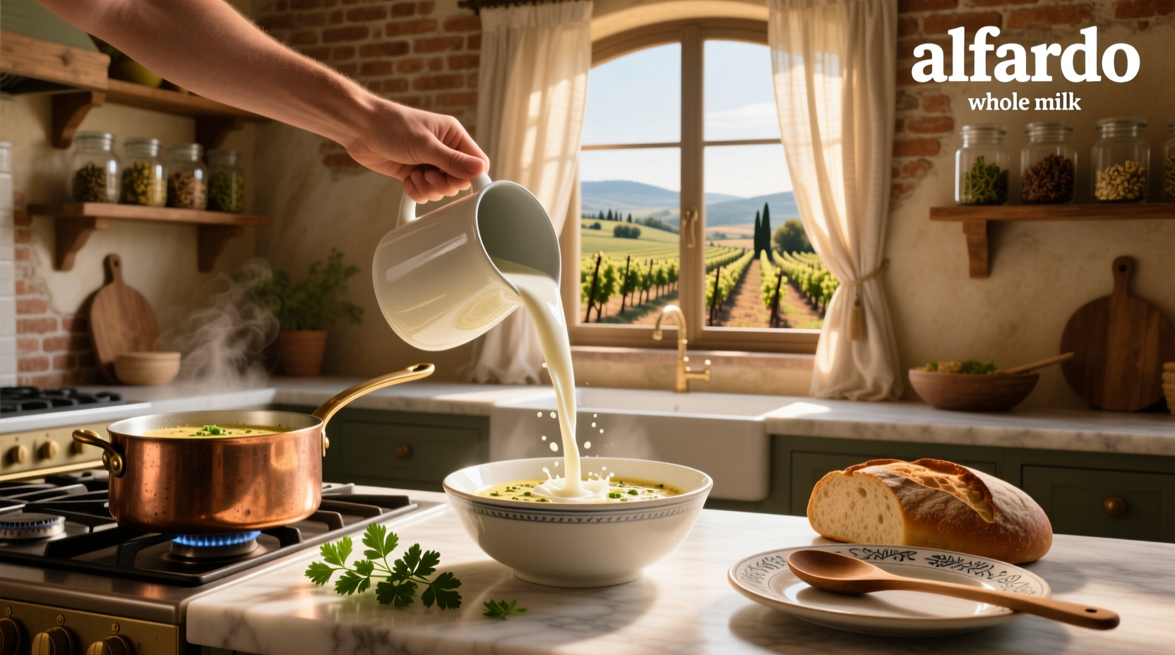 alfredo sauce with whole milk guide