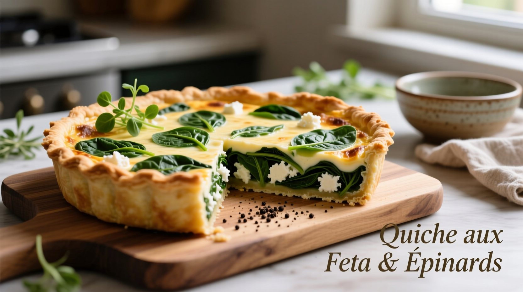 Perfect Feta Spinach Quiche Recipe in 60 Minutes