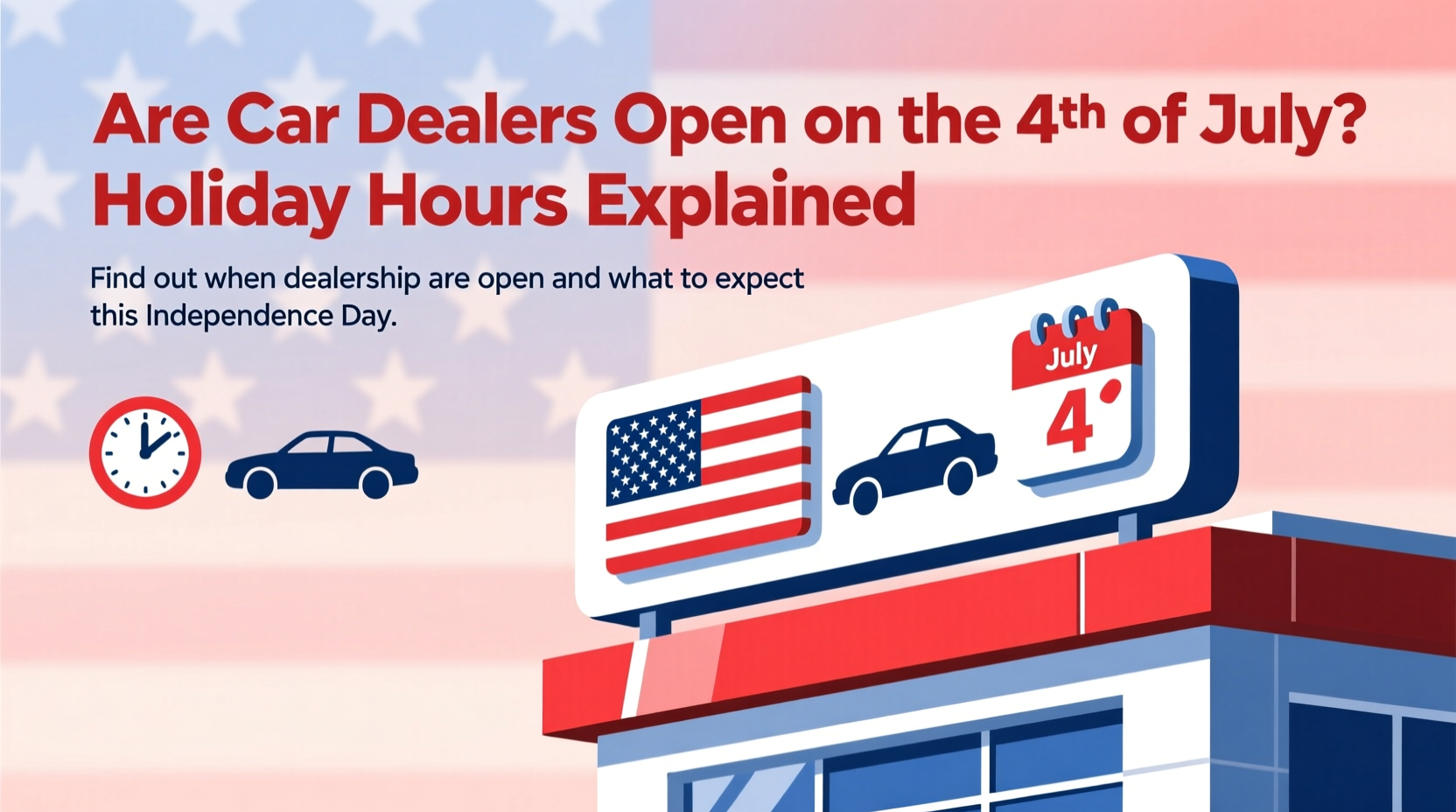 are car dealers open 4th of july