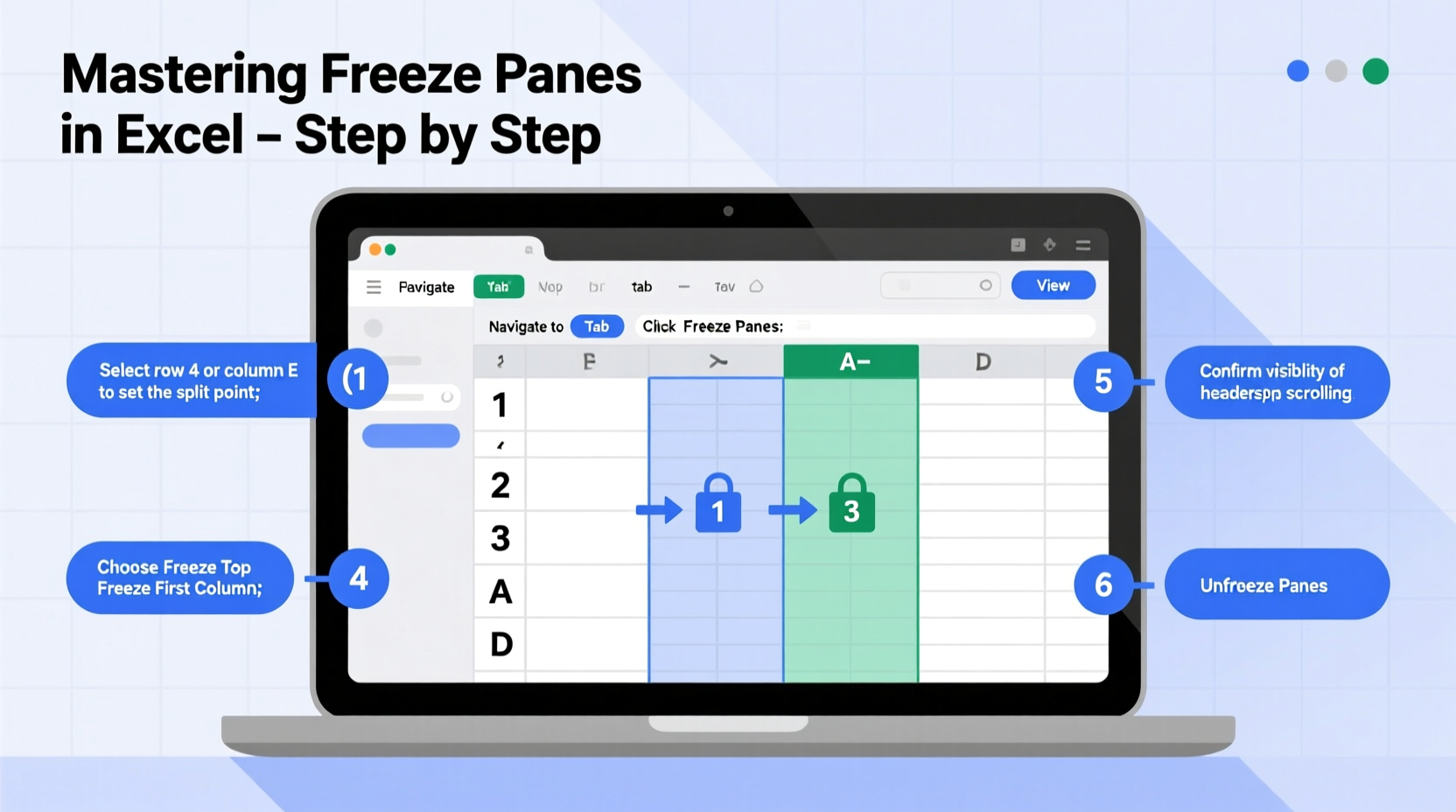 mastering freeze panes in excel a step by step guide to keep your data visible while scrolling