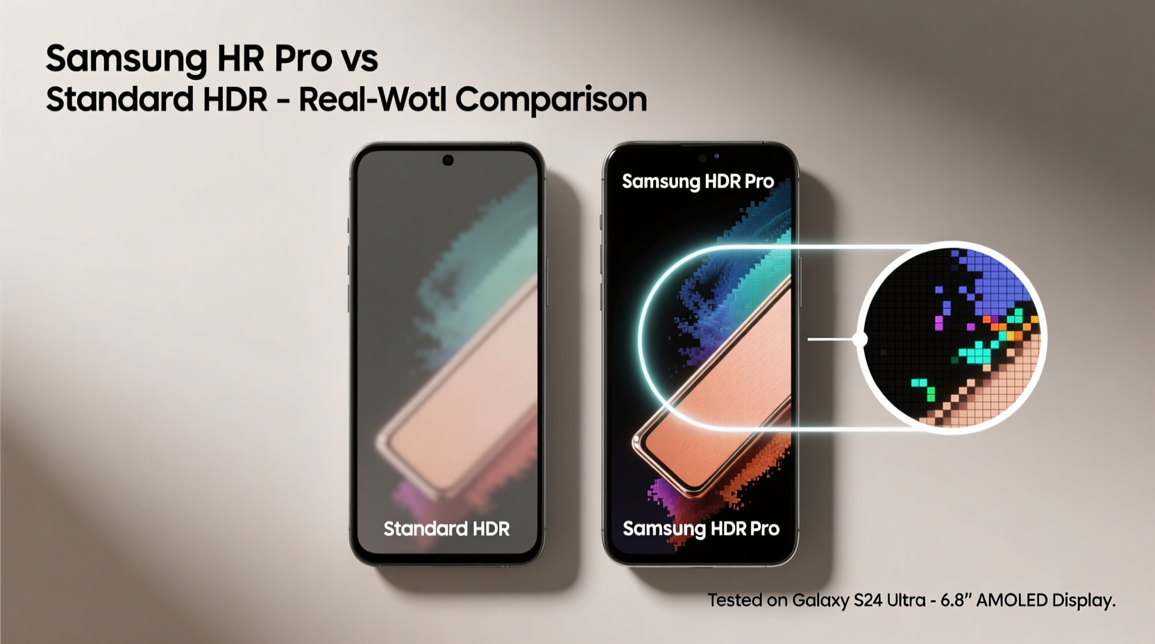 is samsung hdr pro really that much better than regular hdr honest opinions
