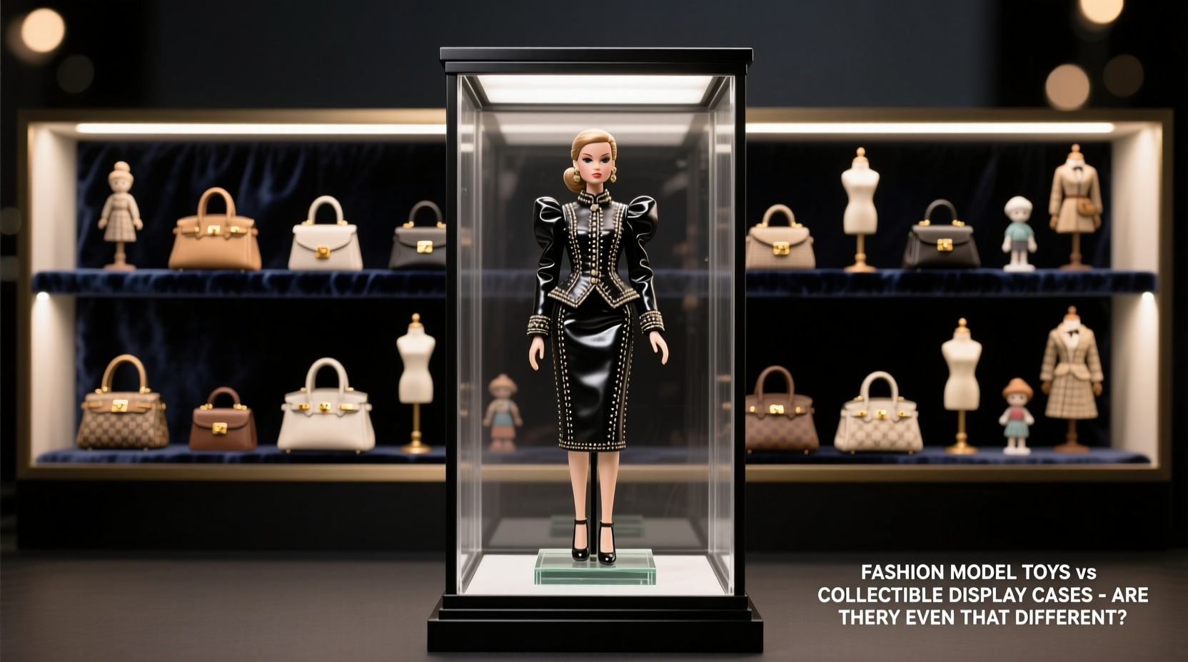 fashion model toys vs collectible display cases are they even that different