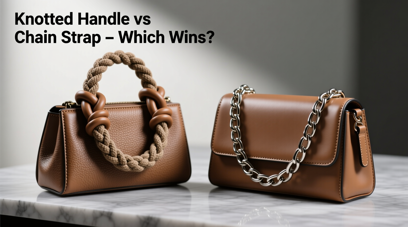 knotted handle bags vs chain strap bags which is more secure comfortable to carry