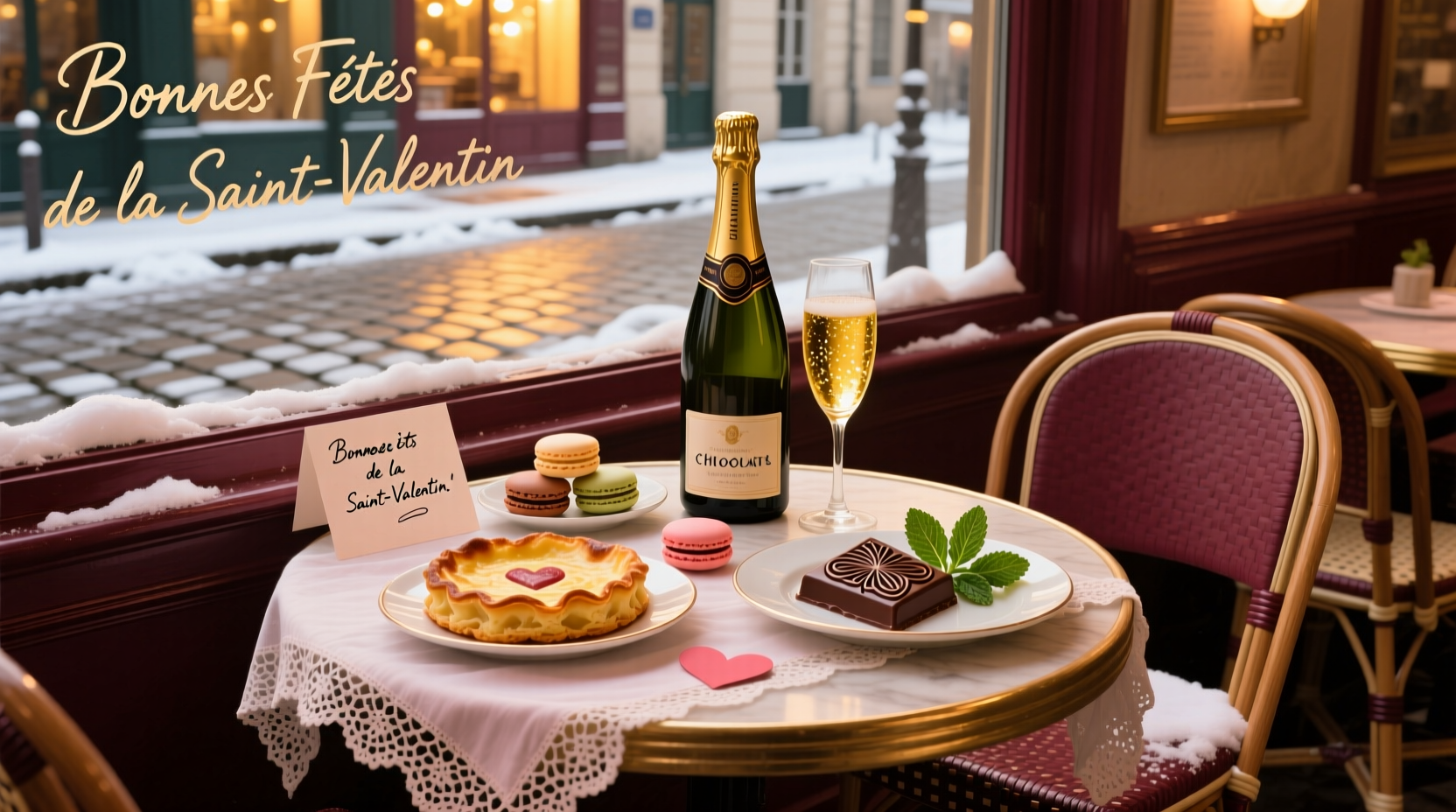 what do people eat on valentines day in france
