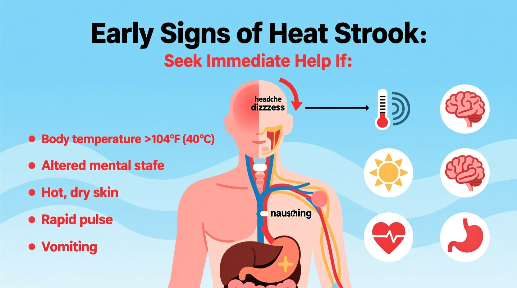 how to recognize heat stroke early key signs and when to seek help