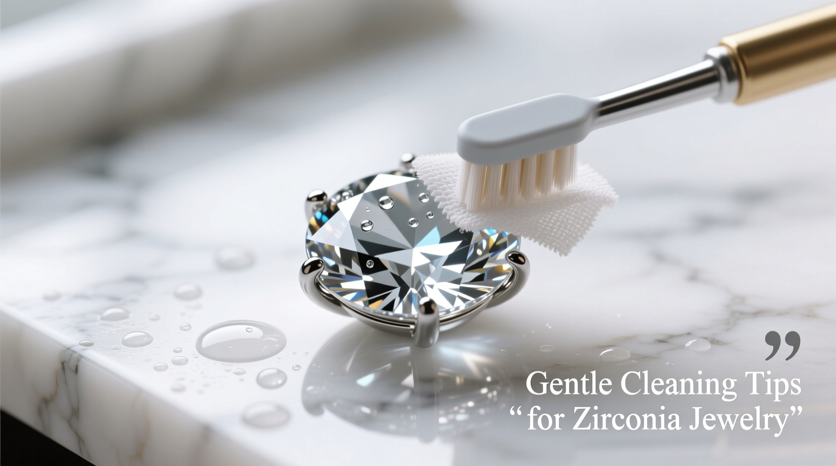 effective and gentle methods to clean zirconia jewelry without causing damage