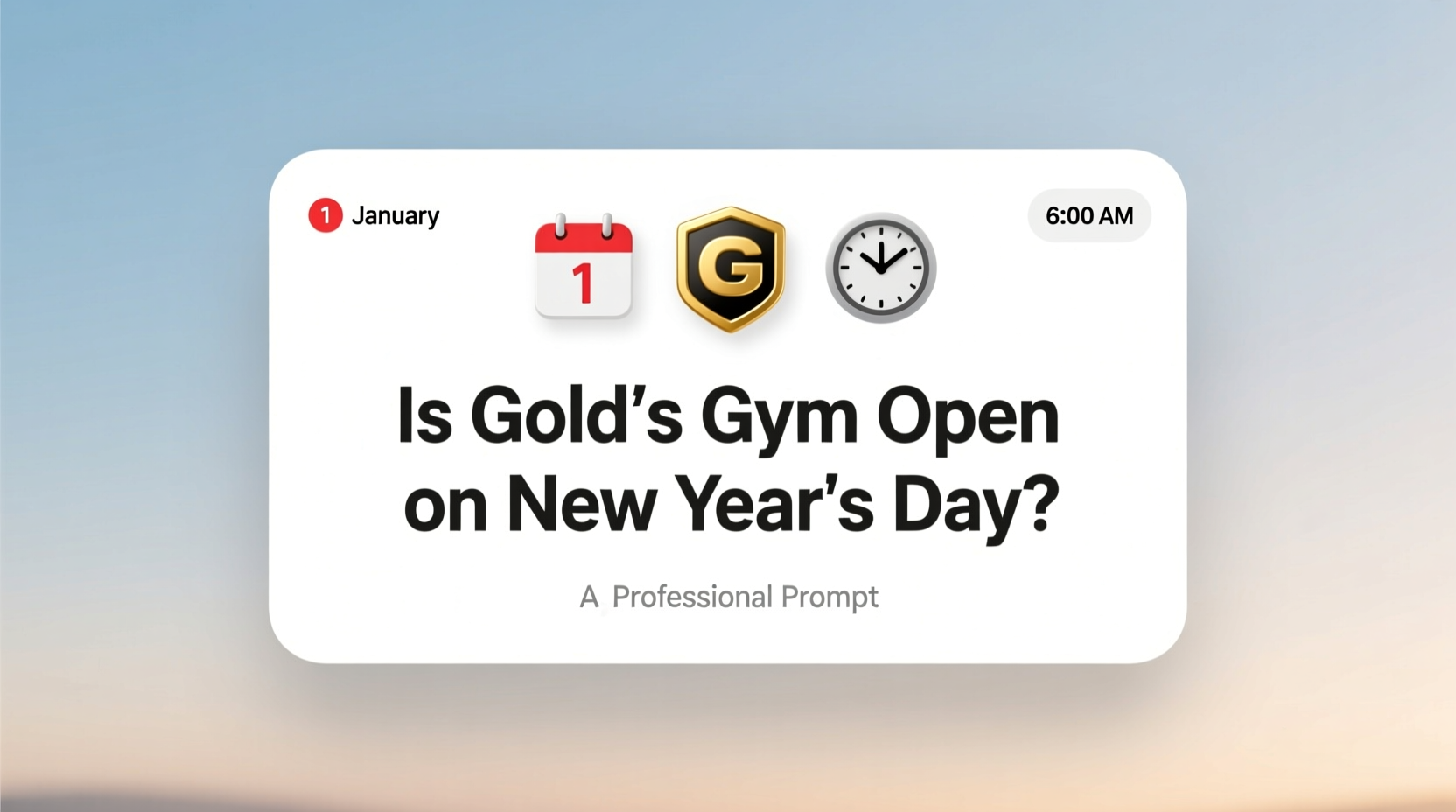 is golds gym open on new years day