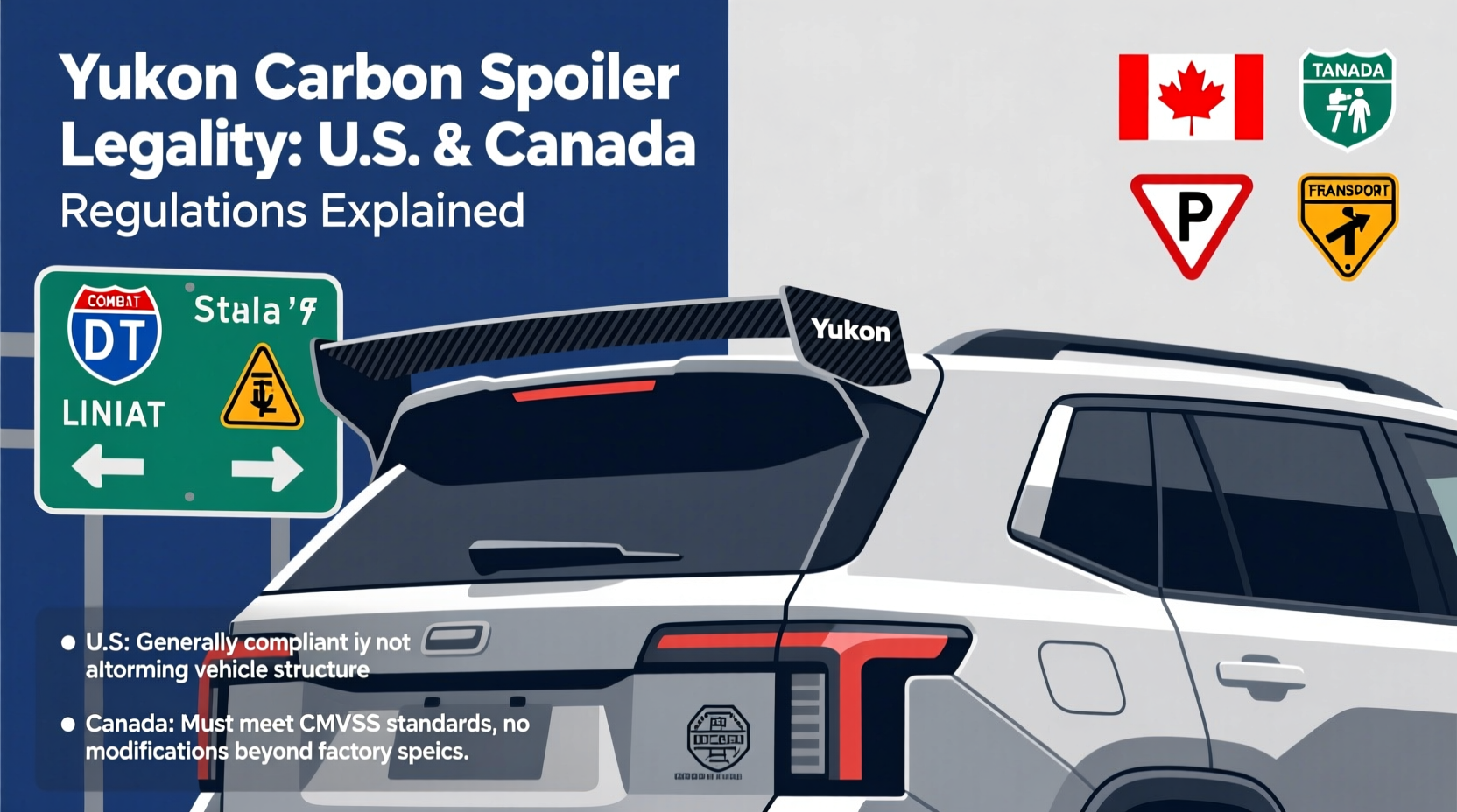 yukon carbon spoiler legality