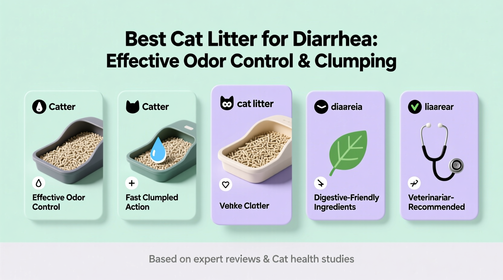 best litter for cats with diarrhea effective odor control and clumping options