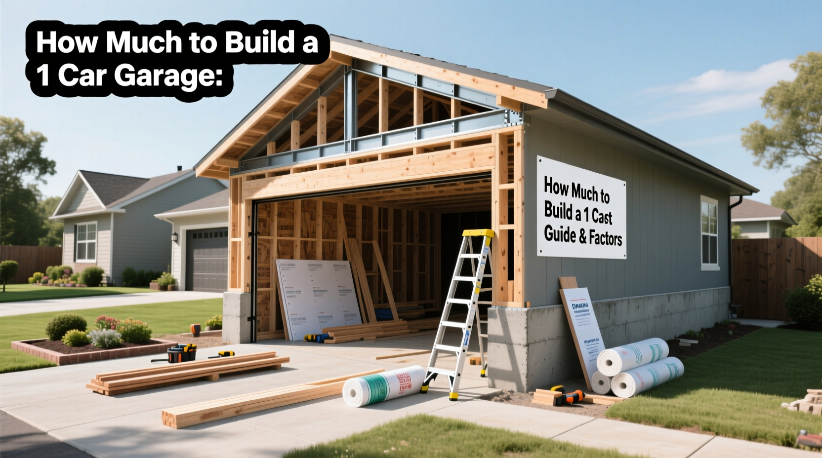 how much to build a 1 car garage