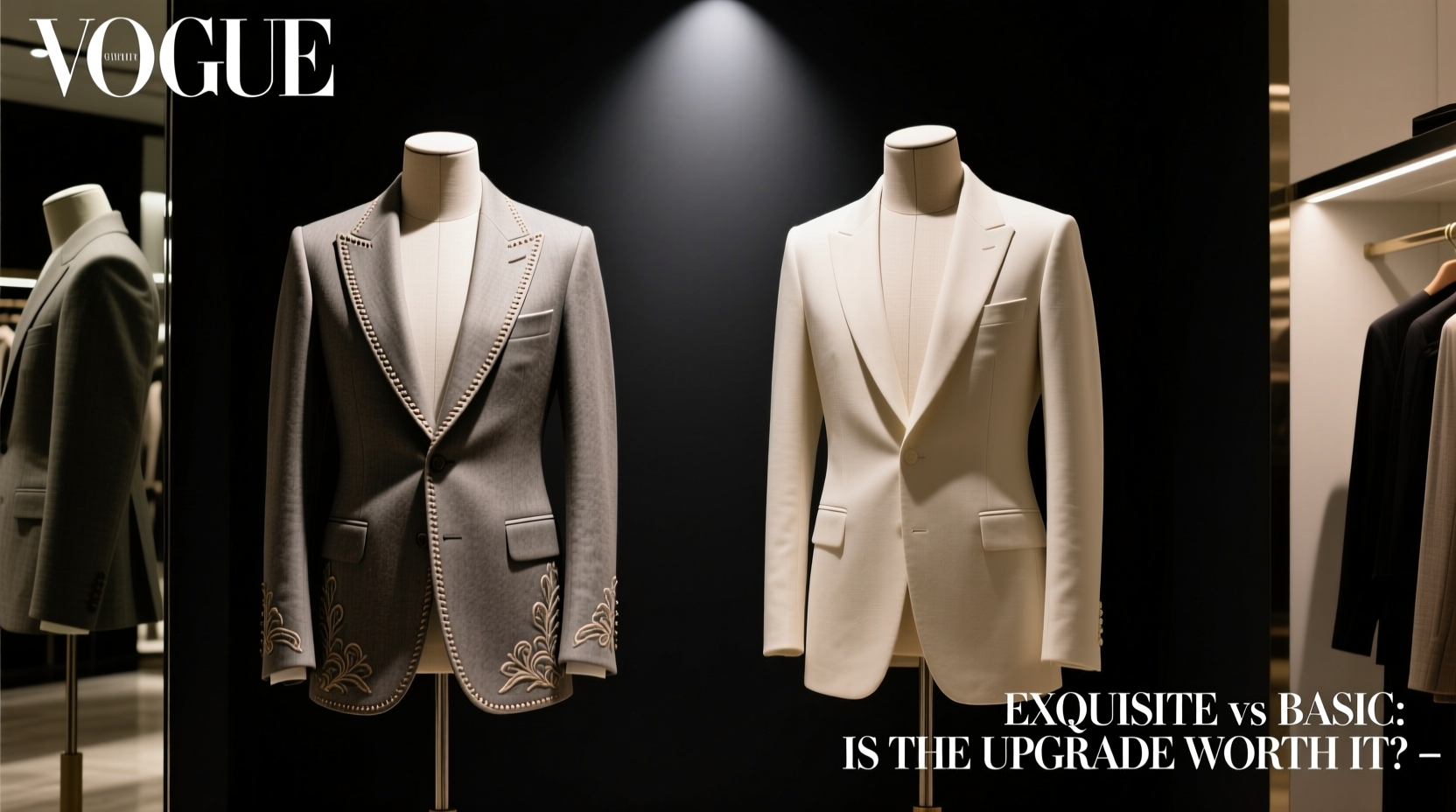 exquisite vs basic suit jacket is the upgrade really worth it